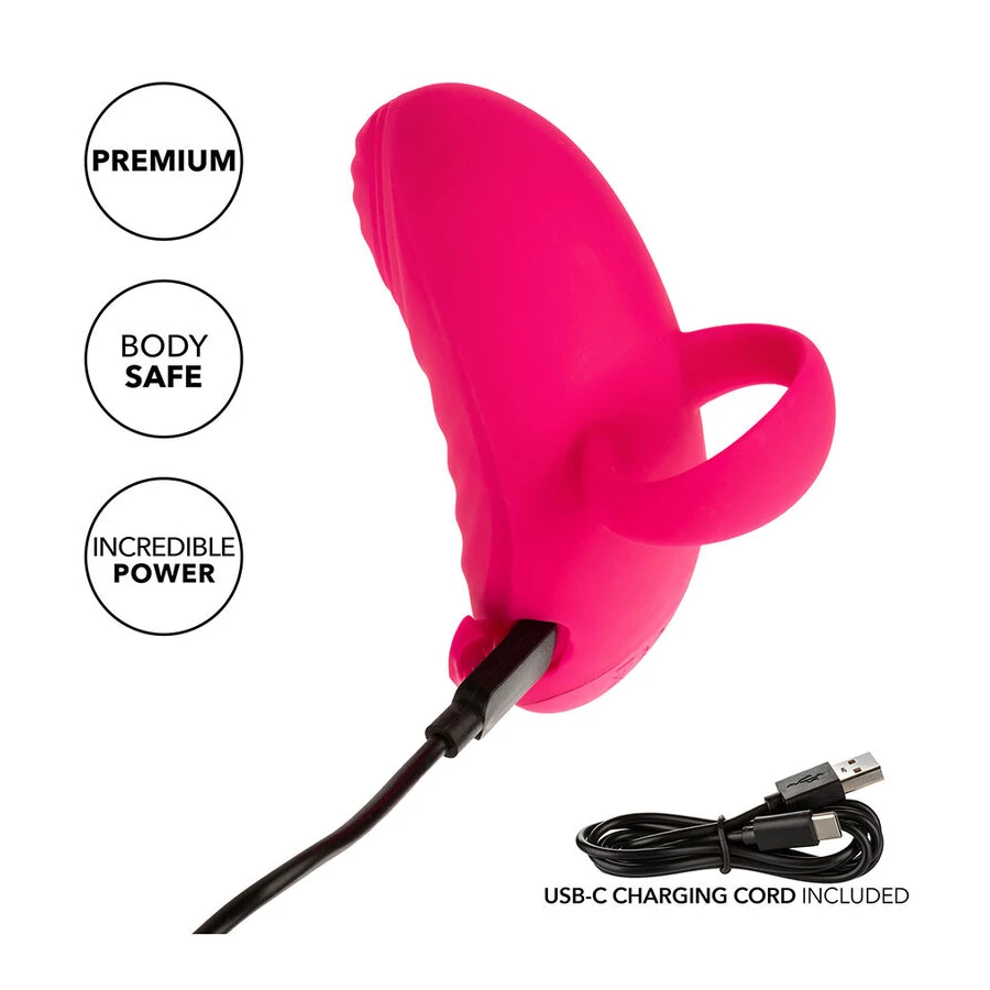 CALEXOTICS - ENVY MASSAGGIATORE PALLA ROTANTE PORTATILE 7 VIBRAZIONI ROSA
